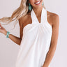 Such A Flirt Halter Top In White Image - 1