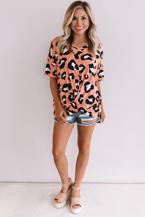 Truest Love Of All Leopard Top in Pink Image - 1