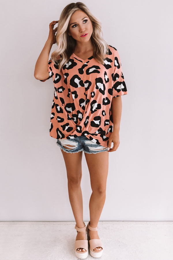Truest Love Of All Leopard Top in Pink Image - 2