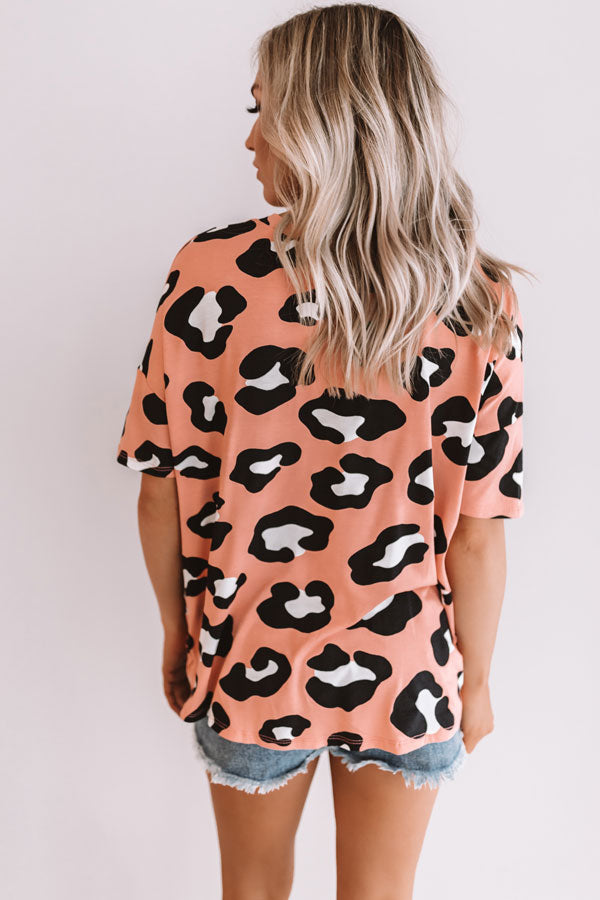 Truest Love Of All Leopard Top in Pink Image - 3