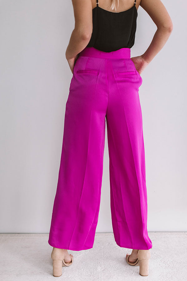 Fabulous In Fiji Trousers In Fuchsia Image - 4