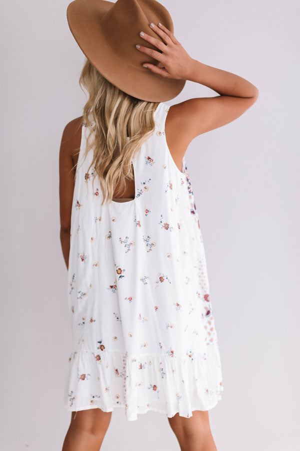 Sunny In Santorini Shift Dress in Ivory Image - 3