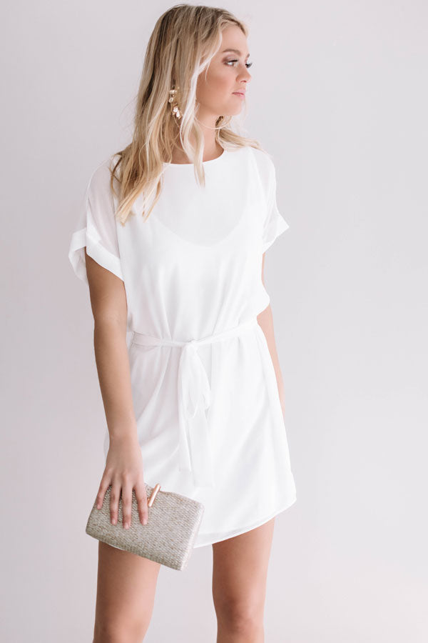 Date Night With You Shift Dress In White – Impressions Online Boutique