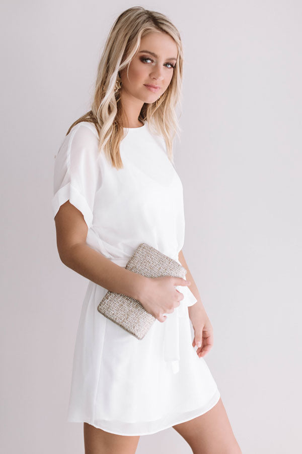 Date Night With You Shift Dress In White – Impressions Online Boutique