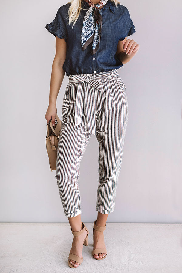 Meant To Be Stripe Pants Image - 1