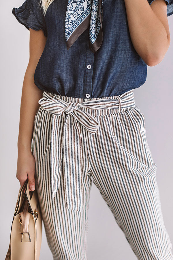 Meant To Be Stripe Pants Image - 2