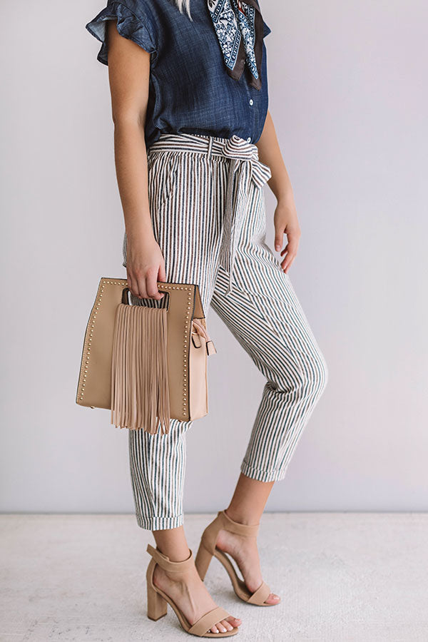 Meant To Be Stripe Pants Image - 3