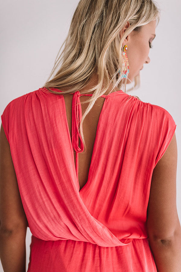 Bubbly In Brighton Romper In Raspberry Image - 4