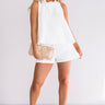 Make It Or Break It Ruffle Romper In White Image - 1