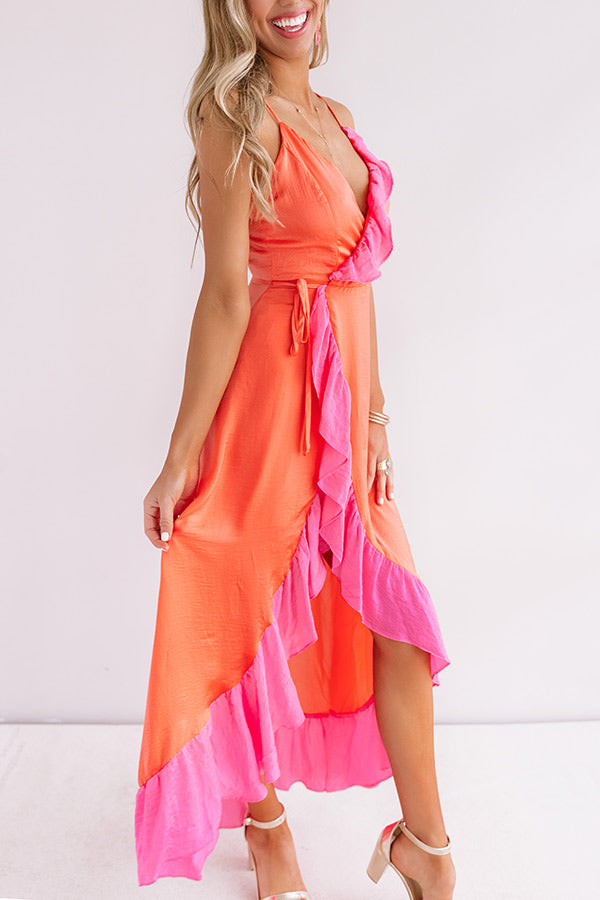 Stroke Of Brilliance Wrap Maxi Image - 4