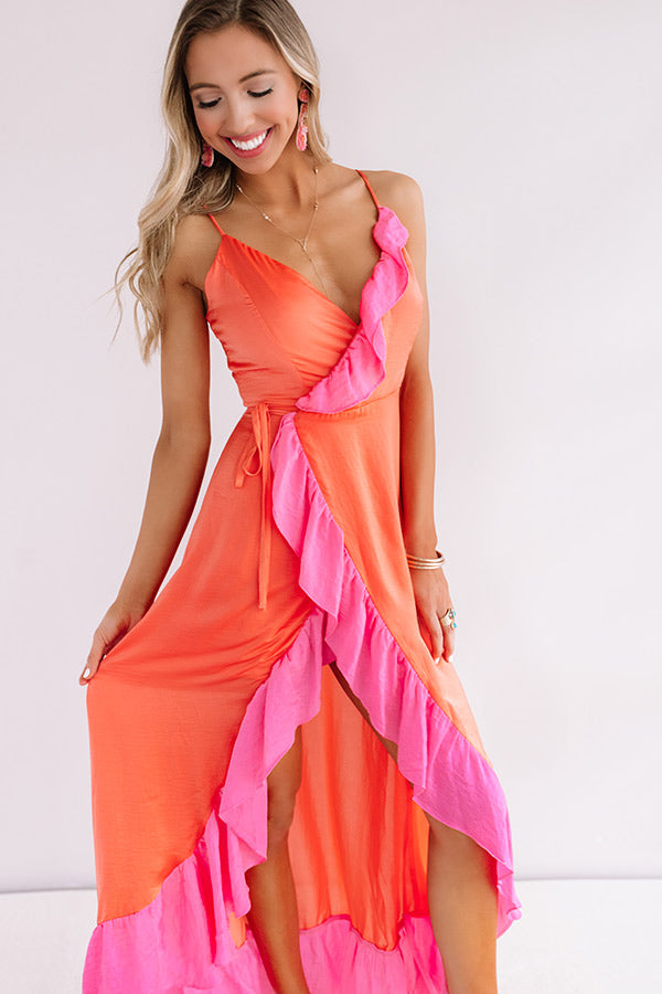 Stroke Of Brilliance Wrap Maxi Image - 2
