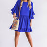 Sunshine Swing Shift Dress in Royal Blue Image - 1