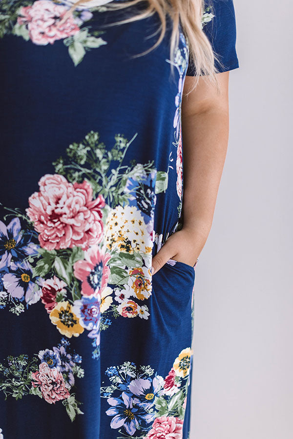 Santorini Sunshine Floral Maxi Curves Image - 3