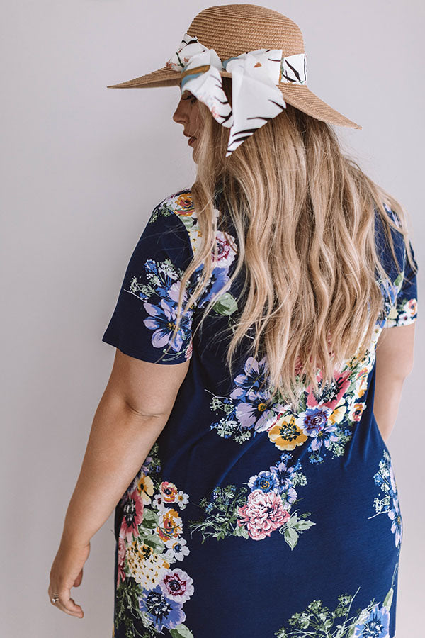 Santorini Sunshine Floral Maxi Curves Image - 5