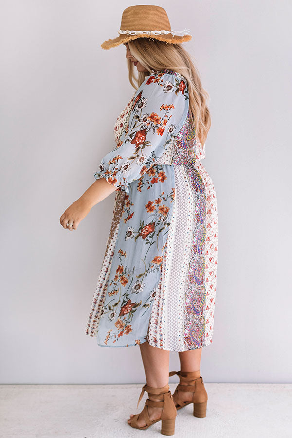 Ready, Set, Romance Floral Midi Curves Image - 4