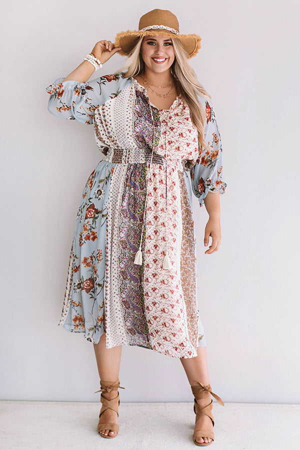 Ready, Set, Romance Floral Midi Curves Image - 1