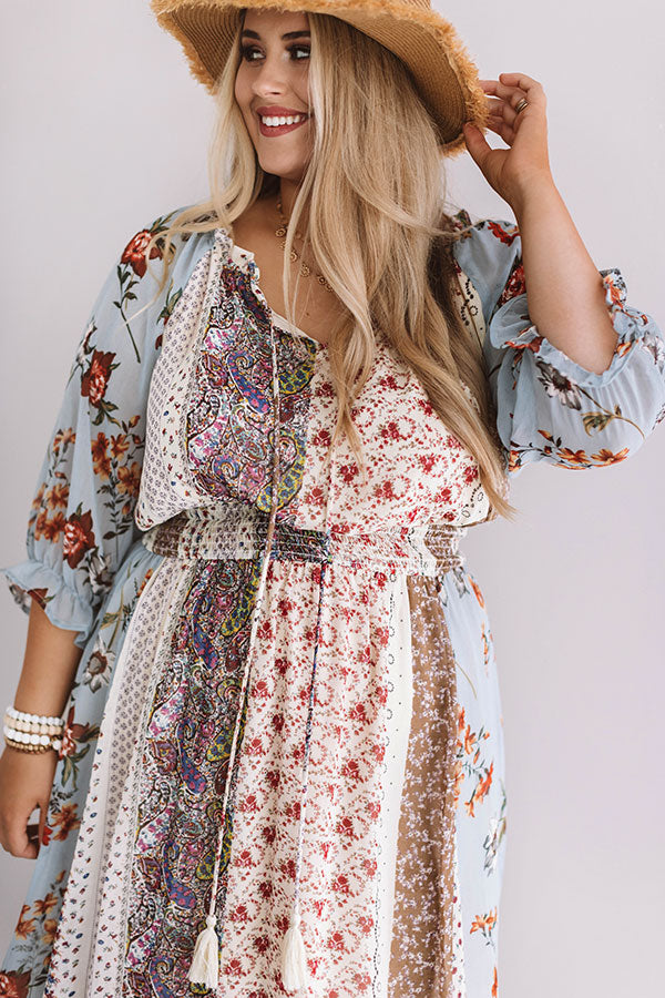 Ready, Set, Romance Floral Midi Curves Image - 2