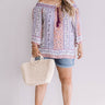 Getaway To Greece Shift Top in Lavender Curves Image - 1