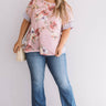 Floral Feels Waffle Knit Top in Pink Curves Image - 1