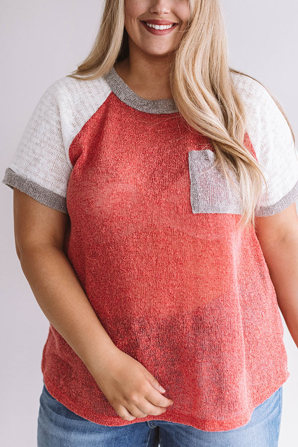 Beach Bar Knit Tee Curves Image - 2