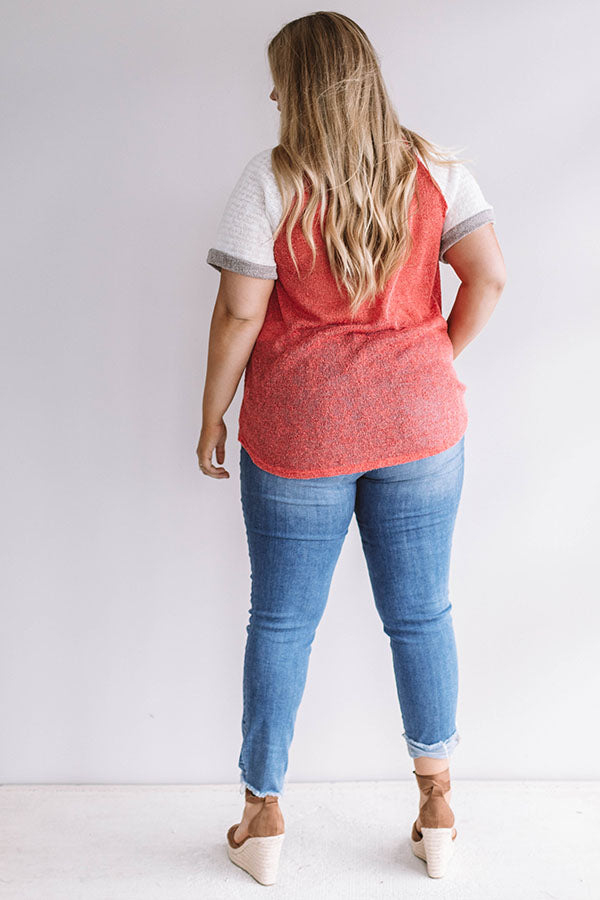 Beach Bar Knit Tee Curves Image - 4