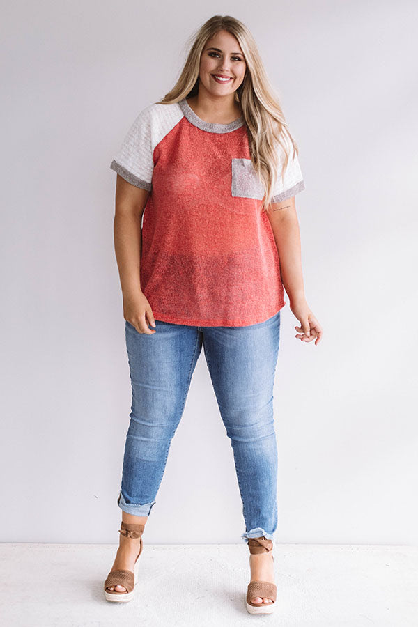 Beach Bar Knit Tee Curves Image - 1