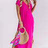 Baja Bliss T-Shirt Maxi In Hot Pink Image - 1