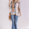 Getaway To Greece Shift Top in Camel Image - 1