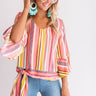 Daiquiri Delight Stripe Top Image - 1