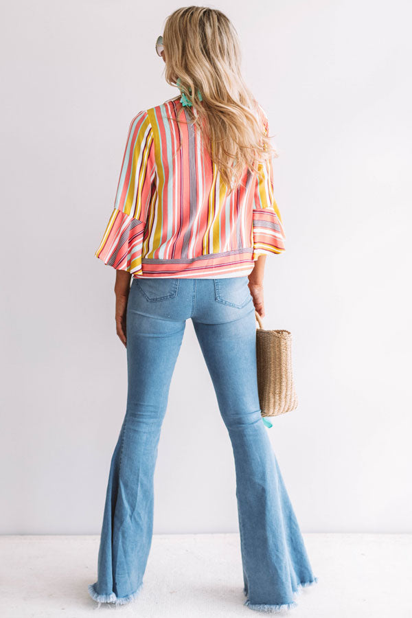 Daiquiri Delight Stripe Top Image - 5