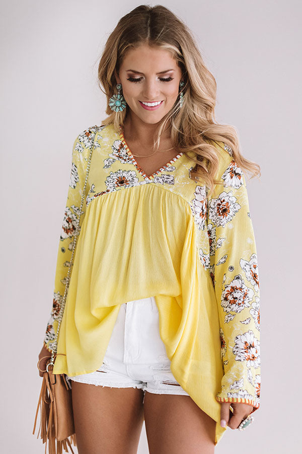 Sips At Sunset Babydoll Top Image - 2