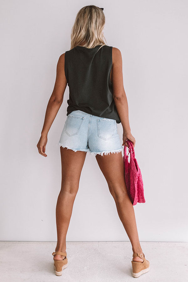 Life Is Good Distressed Boyfriend Tank Image - 5