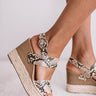 The Darrian Snake Print Wedge Image - 1