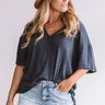 Sandy Shores Boyfriend Tee In Navy Image - 1