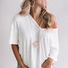Sandy Shores Boyfriend Tee In Ivory Image - 1