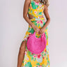 Maui Mindset Cutout Maxi in Marigold Image - 1