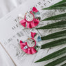 Mojitos in Mexico Earrings in Hot Pink Image - 1