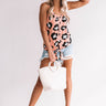 Miami Beaches Leopard Tank in Pink Image - 1