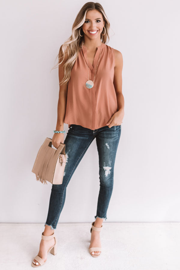 Road To Morocco Top In Light Rust Image - 1