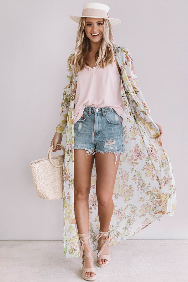 Romance in Rome Floral Duster Image - 1