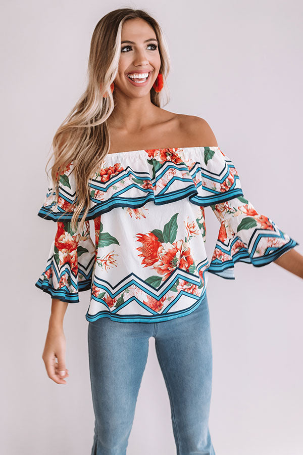 Better In Paradise Floral Top Image - 2