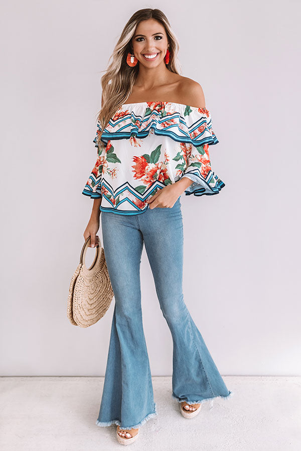 Better In Paradise Floral Top Image - 1