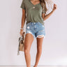 Popsicles Poolside Tee In Olive Image - 1