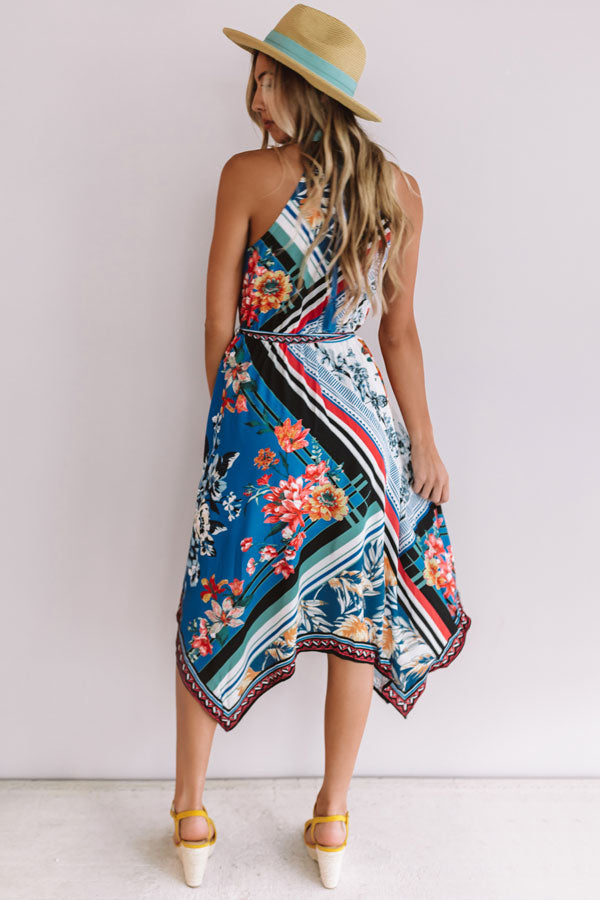 Travel Abroad Floral Midi Image - 4