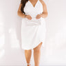 Champagne Celebration Dress In White  Curves Image - 1