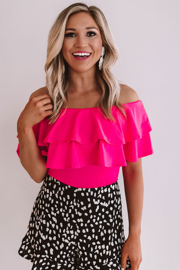 Tahiti, Please Ruffle Bodysuit Image - 2