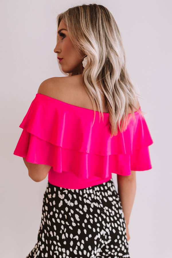 Tahiti, Please Ruffle Bodysuit Image - 4