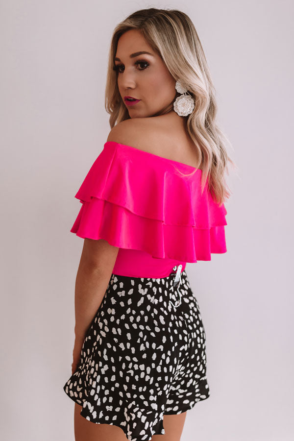 Tahiti, Please Ruffle Bodysuit Image - 3