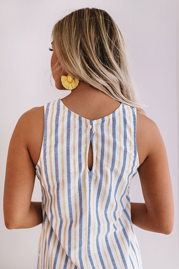 Effortless Love Stripe Shift Dress Image - 4