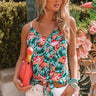 Day Party Delight Tie Top in Flamingo Image - 1